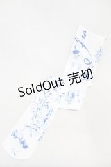 ネバアランド / 100人の友達タイツ  青 H-24-12-10-006-LO-ZA-KB-ZH
