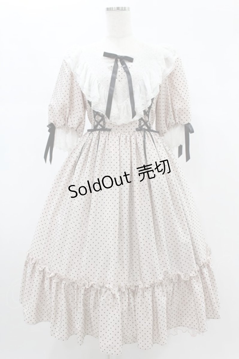 画像1: Angelic Pretty / Romantic Dotワンピース Free ピンク H-24-12-10-1030-AP-OP-NS-ZH (1)