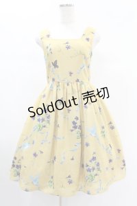 MILK / ブルーバードワンピース  シトロンゴールド H-25-06-15-1007-ML-OP-KB-ZH