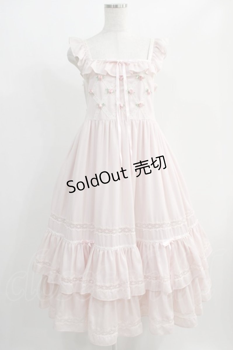 画像1: Angelic Pretty / Petit Rose Gardenジャンパースカート Free ピンク H-24-12-11-055-AP-OP-NS-ZH (1)