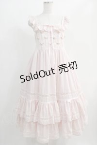 Angelic Pretty / Petit Rose Gardenジャンパースカート Free ピンク H-24-12-11-055-AP-OP-NS-ZH