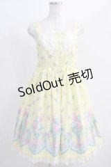 Angelic Pretty / Tulip Bouquetジャンパースカート Free イエロー H-24-12-11-056-AP-OP-NS-ZH