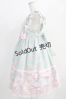 画像2: Angelic Pretty / MELODY TOYSハイウエストジャンパースカート Free ミント H-24-12-11-057-AP-OP-NS-ZH