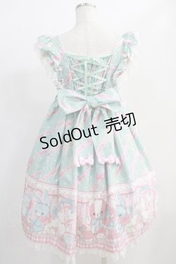 画像3: Angelic Pretty / MELODY TOYSハイウエストジャンパースカート Free ミント H-24-12-11-057-AP-OP-NS-ZH