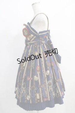画像2: Angelic Pretty / Chocolate Rosetteジャンパースカート Free ネイビー H-24-12-11-058-AP-OP-NS-ZH