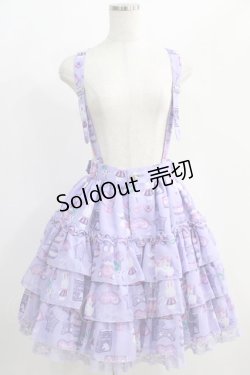 画像1: Angelic Pretty / Photogenic Palletスカート Free ラベンダー H-24-12-11-063-AP-SK-NS-ZH