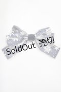 Angelic Pretty / 雪のガラスドームクリップ  ネイビー H-24-12-11-031-AP-AC-NS-ZH