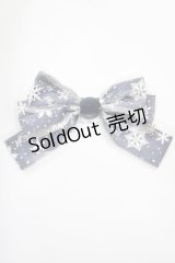 Angelic Pretty / 雪のガラスドームクリップ  ネイビー H-24-12-11-031-AP-AC-NS-ZH