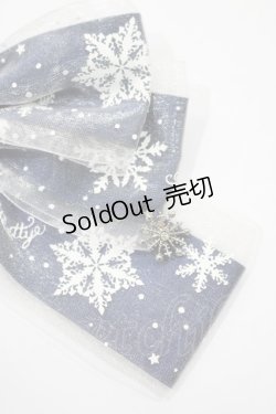 画像3: Angelic Pretty / 雪のガラスドームクリップ  ネイビー H-24-12-11-031-AP-AC-NS-ZH