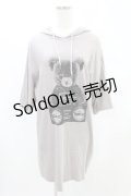 HYSTERIC GLAMOUR / BEAR BOOMBOXワンピース  グレー H-24-12-12-1001-PU-OP-KB-ZT043