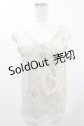 HYSTERIC GLAMOUR / プリントタンク  白 H-25-05-11-1034-PU-TO-KB-ZH