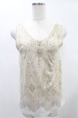 HYSTERIC GLAMOUR / プリントタンク  白 H-25-05-11-1034-PU-TO-KB-ZH
