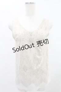 HYSTERIC GLAMOUR / プリントタンク  白 H-25-05-11-1034-PU-TO-KB-ZH