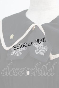 画像4: Amavel / Classical Ladyパイピングワンピース Free ブラック H-24-12-13-050-CA-OP-NS-ZH