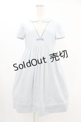 bullion / ピンタックワンピース  サックス H-24-12-13-1007-EL-OP-KB-ZT057