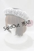 m petit by misako / AMレースバスクベレー  ブラック H-24-12-13-025-LO-AC-NS-ZH