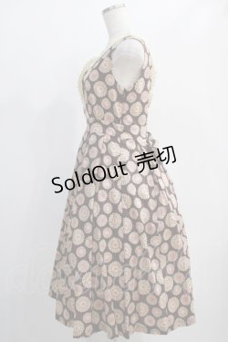 画像2: Jane Marple Dans Le Salon / リバティタルトドレス  ブラウン H-24-12-14-028-JM-OP-KB-ZH