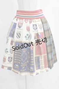 Jane Marple / Our courageタータンチェックコラボレーションスカート  アイボリー H-24-12-14-035-JM-SK-KB-ZH