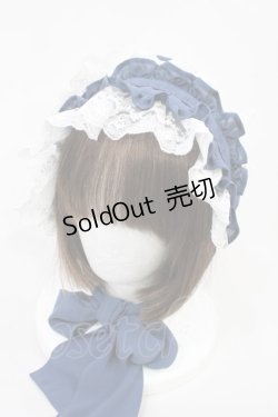 画像1: Victorian maiden / リラックスレーシーボンネット  ナイトブルー H-24-12-14-1036-CL-AC-NS-ZH