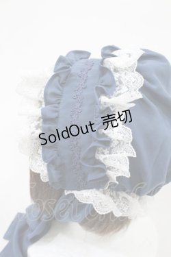 画像2: Victorian maiden / リラックスレーシーボンネット  ナイトブルー H-24-12-14-1036-CL-AC-NS-ZH