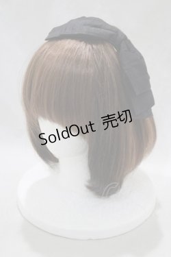 画像1: Jane Marple Dans Le Salon / リボンカチューシャ  黒 H-24-12-14-015-JM-AC-KB-ZH
