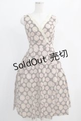 Jane Marple Dans Le Salon / リバティタルトドレス  ブラウン H-24-12-14-028-JM-OP-KB-ZH