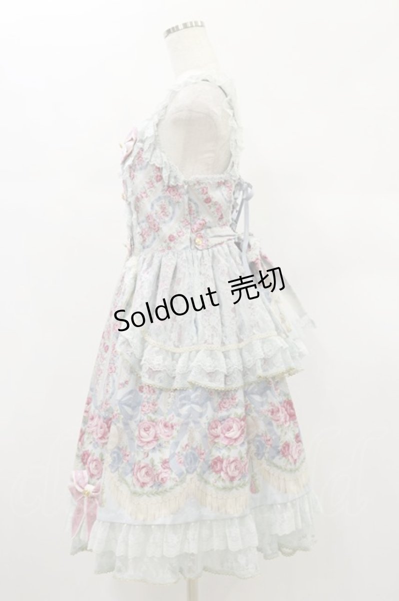 画像3: Angelic Pretty / Fairy Rose Princessジャンパースカート Free サックス H-24-12-15-062-AP-OP-NS-ZH (3)