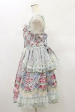 画像3: Angelic Pretty / Fairy Rose Princessジャンパースカート Free サックス H-24-12-15-062-AP-OP-NS-ZH (3)