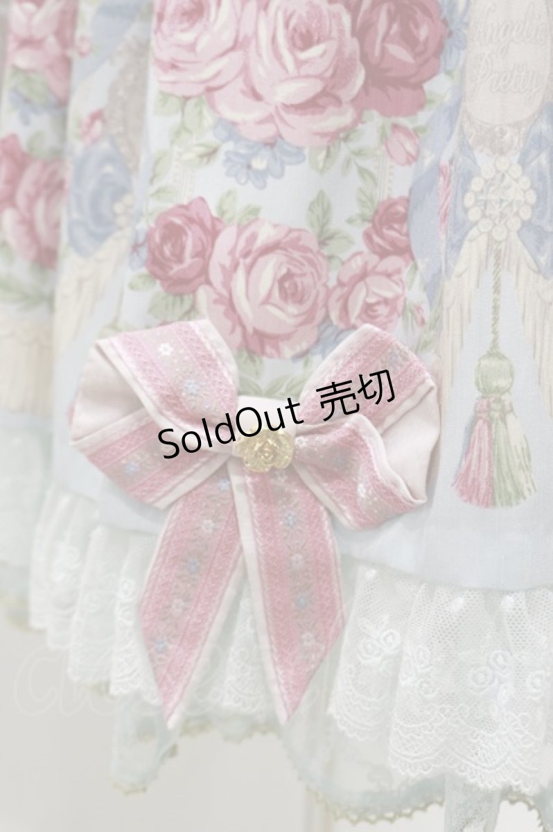 画像4: Angelic Pretty / Fairy Rose Princessジャンパースカート Free サックス H-24-12-15-062-AP-OP-NS-ZH (4)
