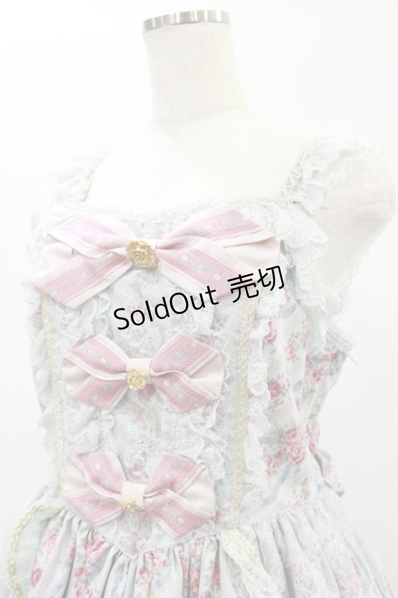 画像5: Angelic Pretty / Fairy Rose Princessジャンパースカート Free サックス H-24-12-15-062-AP-OP-NS-ZH (5)