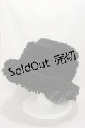 【SALE】ankoROCK / フラッフィーボアハット  黒 H-24-12-16-015-PU-AC-KB-ZT273