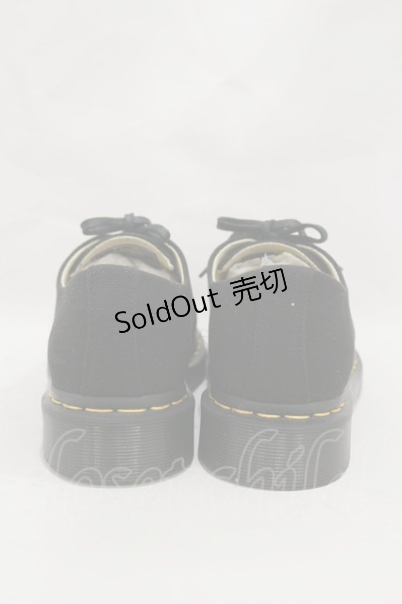 画像3: Dr.Martens （Getta Grip） / 3ホールシューズ UK5（約24ｃｍ） NATURAL CANVASブラック H-25-10-03-1007-PU-SH-KB-ZH (3)