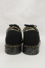 画像3: Dr.Martens （Getta Grip） / 3ホールシューズ UK5（約24ｃｍ） NATURAL CANVASブラック H-25-10-03-1007-PU-SH-KB-ZH (3)