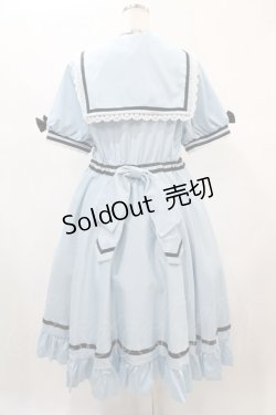 画像2: Favorite / ふんぼさんコラボグッズ これであなたもナチュじょ !*あゆむくんとおそろいワンピース XL サックス H-24-12-18-036-LO-OP-NS-ZH