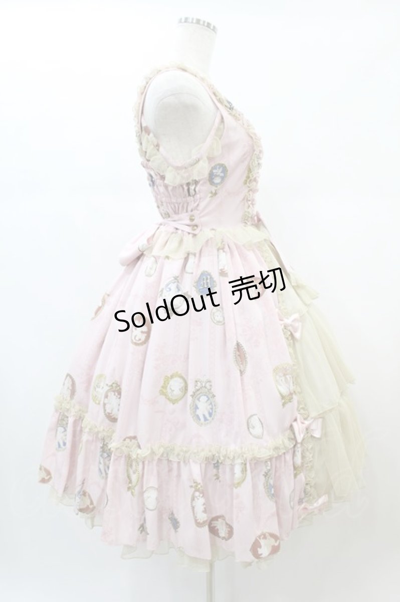 画像3: metamorphose / Vintage cameo チュールフリルリボンdress サイズ1 ブロッサムピンク H-24-12-18-1045-ME-OP-NS-ZH (3)