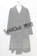 metamorphose / クラウンエンブレム刺繍入りコート サイズ1 ブラック H-24-12-18-1005-ME-CO-NS-ZH