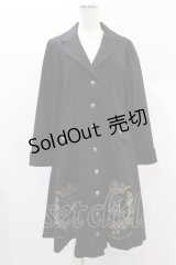 metamorphose / クラウンエンブレム刺繍入りコート サイズ1 ブラック H-24-12-18-1005-ME-CO-NS-ZH