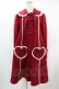 画像1: Angelic Pretty / Lovelyハートポッケコート Free レッド H-24-12-18-027-AP-CO-NS-ZH (1)