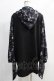 画像3: NieR Clothing / 着物風袖フードシャツ  黒 H-24-12-19-070-PU-BL-KB-ZH (3)