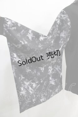 画像4: NieR Clothing / 着物風袖フードシャツ  黒 H-24-12-19-070-PU-BL-KB-ZH