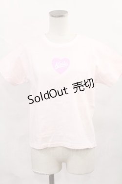 画像1: Katie / HEART LOGO tee S ピンク H-24-12-20-2020-LO-TS-NS-ZT359