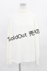 axes femme / ハイネックトップス M アイボリー H-24-12-20-2021-AX-TO-NS-ZH