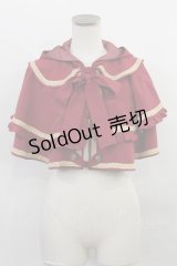 metamorphose / フード付2重ケープ Free えんじ H-24-12-20-2027-ME-JA-NS-ZH