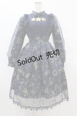 画像1: Angelic Pretty / Astrologyワンピース Free ネイビー H-24-12-20-025-AP-OP-NS-ZH