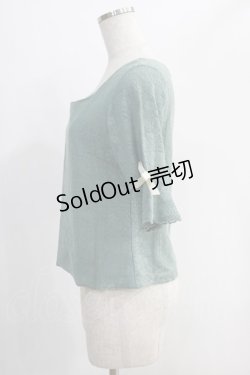 画像2: an another angelus / テーブルクロス風レースプルオーバーブラウス Free GREEN H-24-12-21-061-CA-BL-NS-ZH