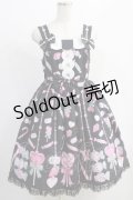 Angelic Pretty / Candy Ornamentジャンパースカート Free ブラック H-24-12-21-018-AP-OP-NS-ZH