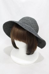 axes femme / バックリボンハット Free グレー H-24-12-22-1039-AX-AC-NS-ZH
