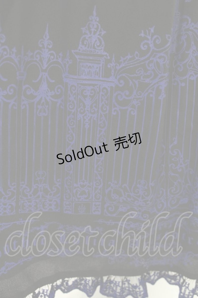 画像5: Moi-meme-Moitie / アイアンゲートワンピース  黒×黒青レース×青 H-24-12-22-005-MO-OP-KB-ZH (5)
