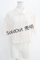 Fi.n.t / 総レースクロップドシャツ Free LIGHT PINK H-24-12-23-1080-CA-BL-NS-ZH