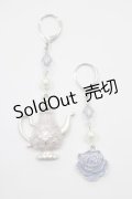 axes femme / ティーポット＆ローズピアス  シルバー H-24-12-23-1016-AX-AC-NS-ZH